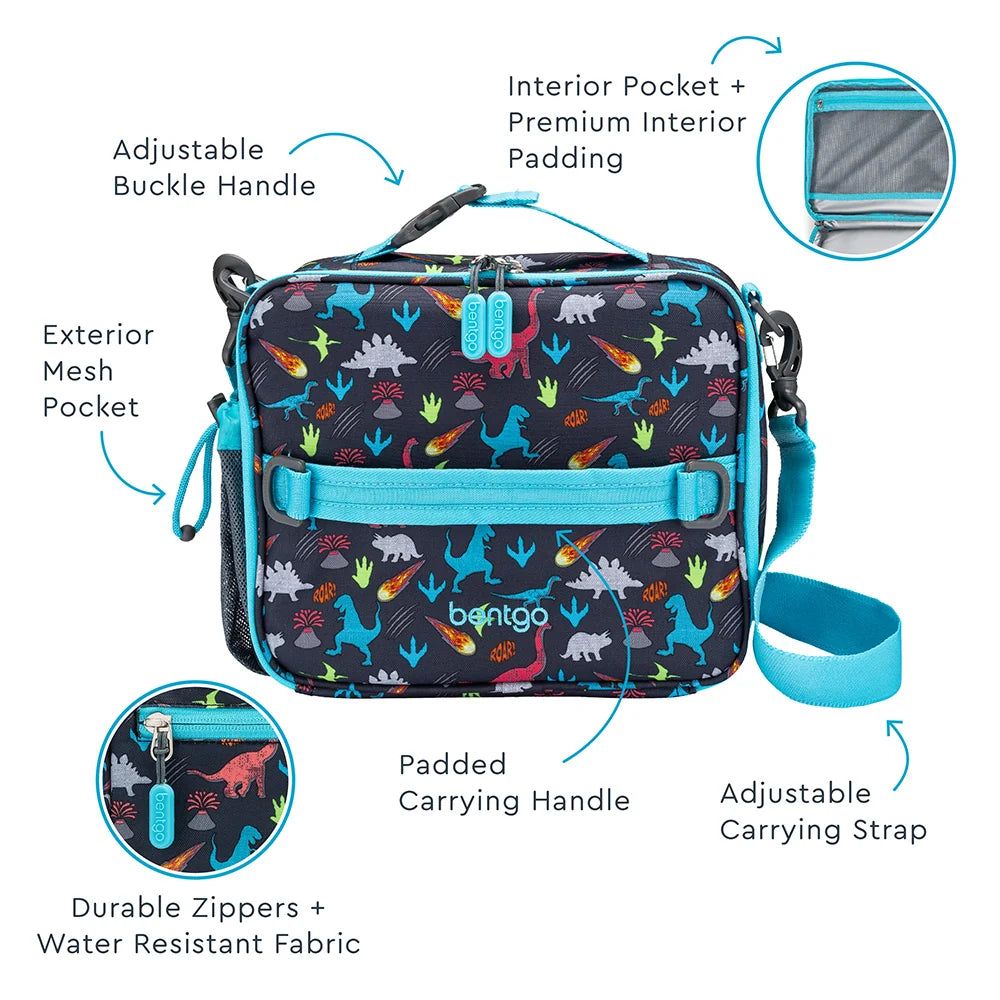 Bentgo Kids Prints Lunch Box, Lunch Bag, & Ice Packs