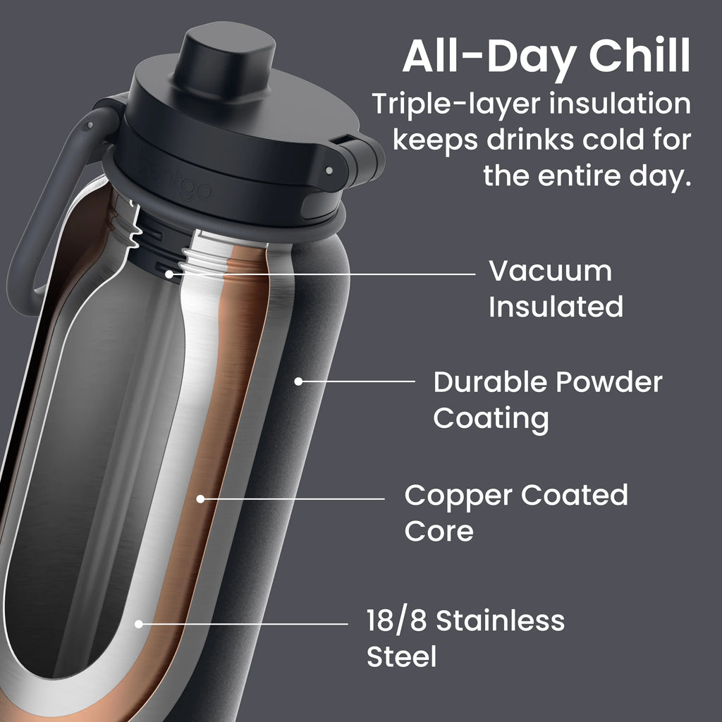 Bentgo Flip 2-in-1 Water Bottle (24 fl oz)