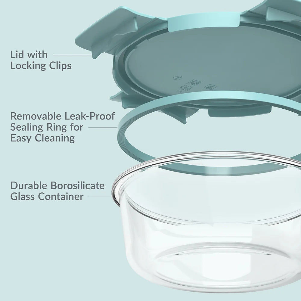 Bentgo Glass Leak-Proof Food Storage Set (6-Piece)