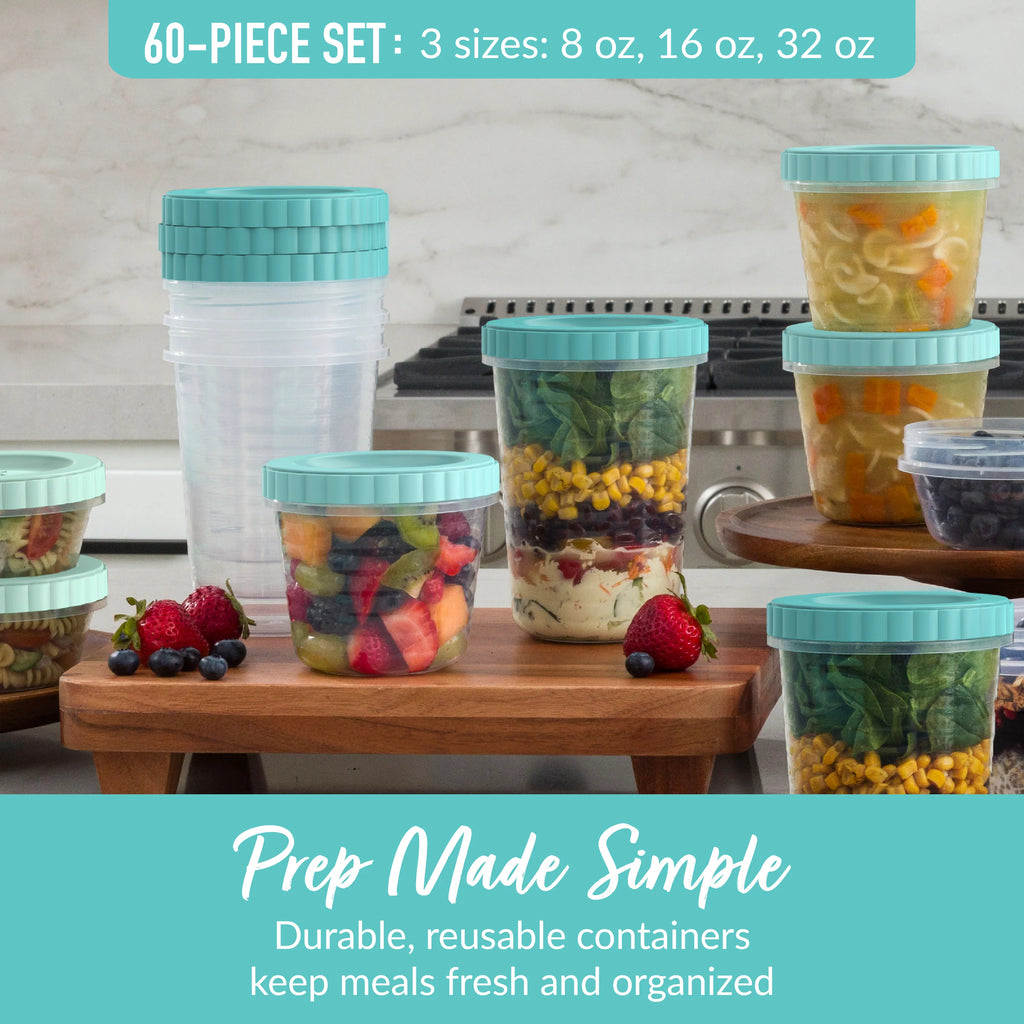 Bentgo Prep Twist-Top Containers (60-Piece)