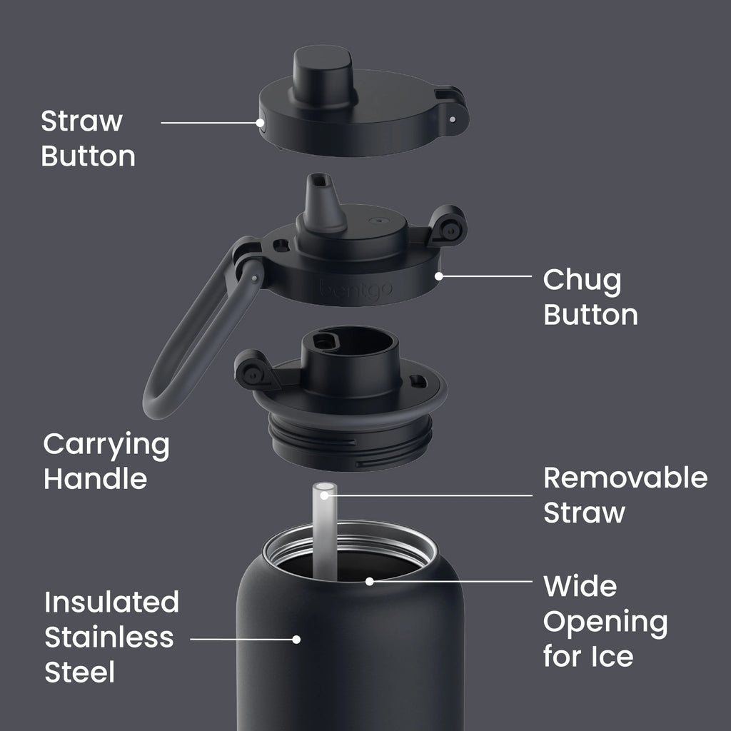 Bentgo Flip 2-in-1 Water Bottle (24 fl oz)