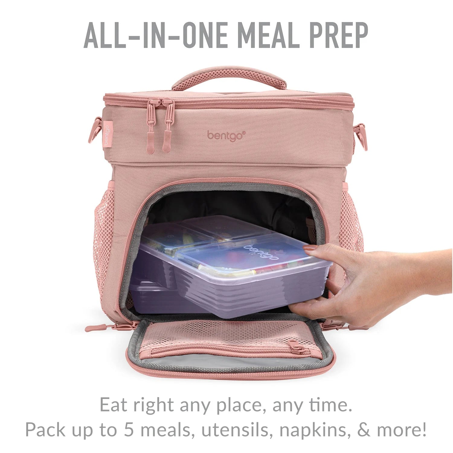 Bentgo Prep Deluxe Bag & 60-Piece Meal Prep Container Set