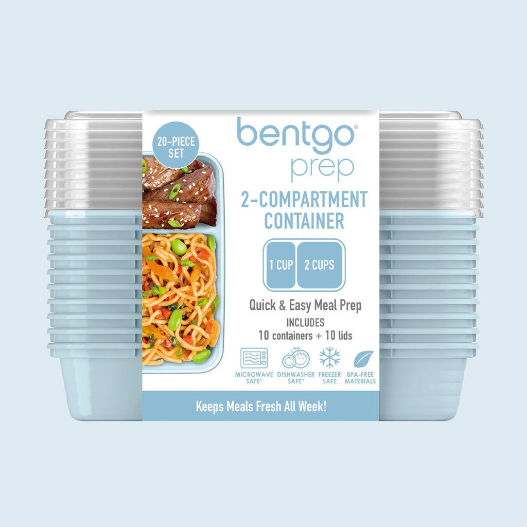 Bentgo Prep 2-Compartment Meal Prep Containers (20-Piece)