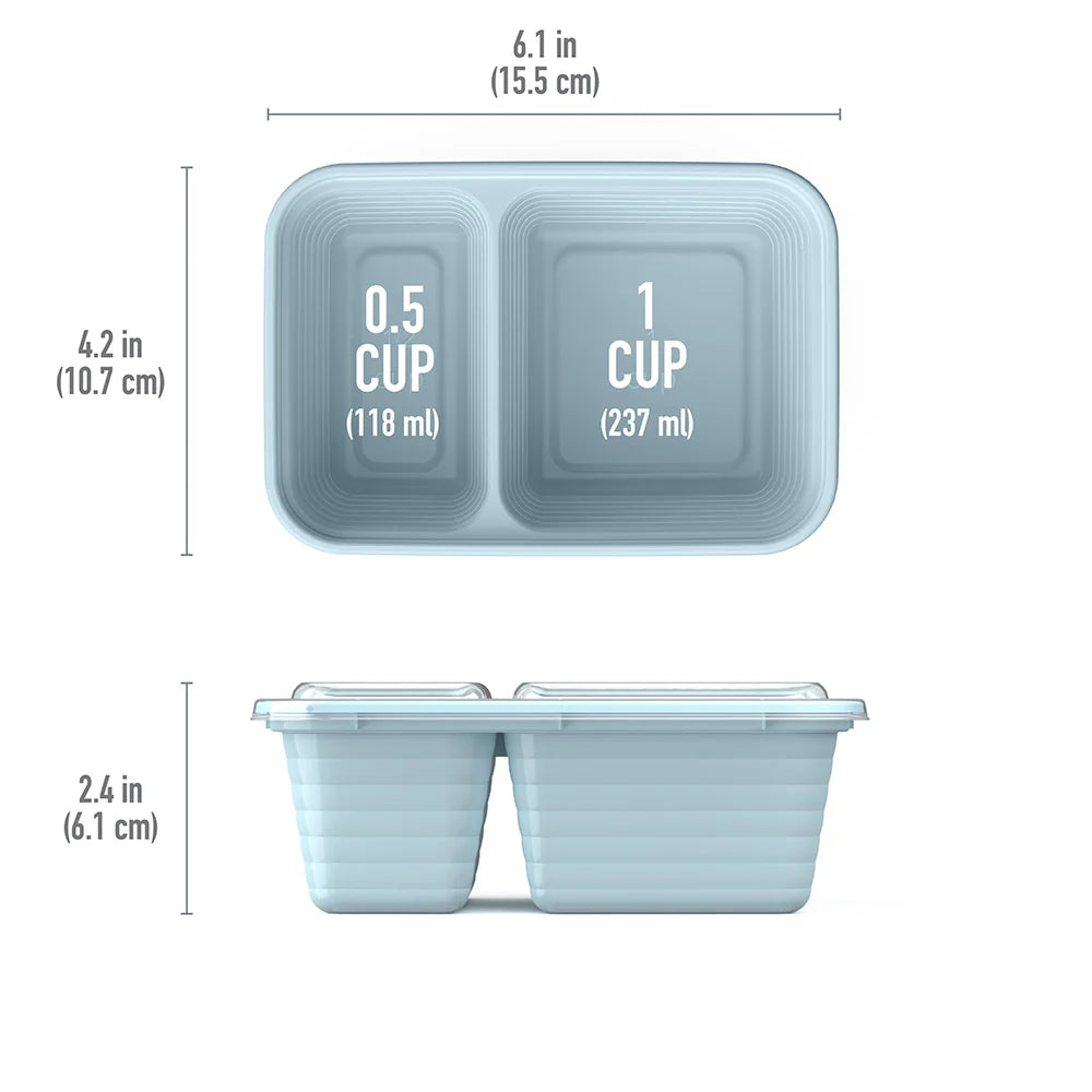 Bentgo Prep 2-Compartment Snack Containers (20-Piece)