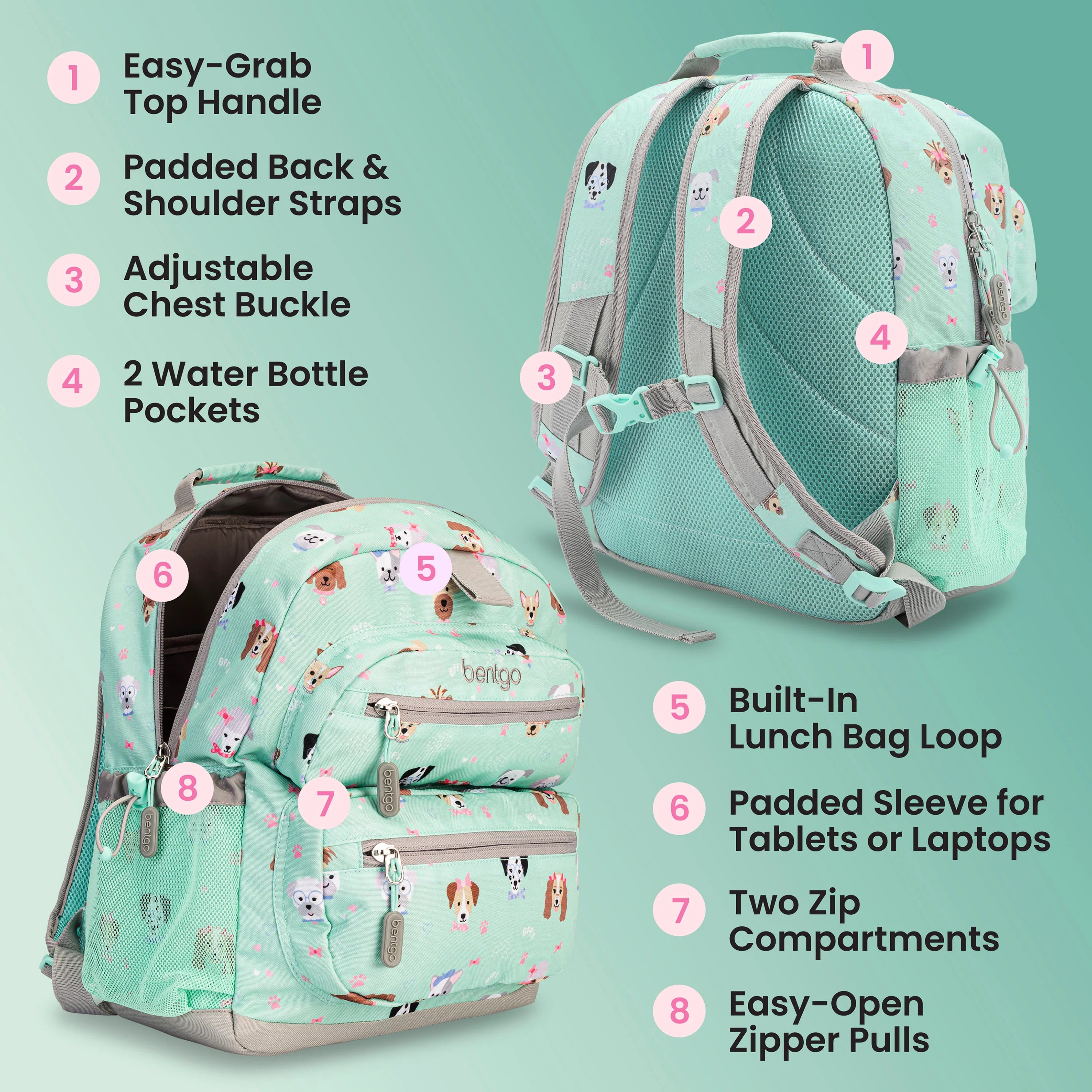 Bentgo Kids Prints Backpack