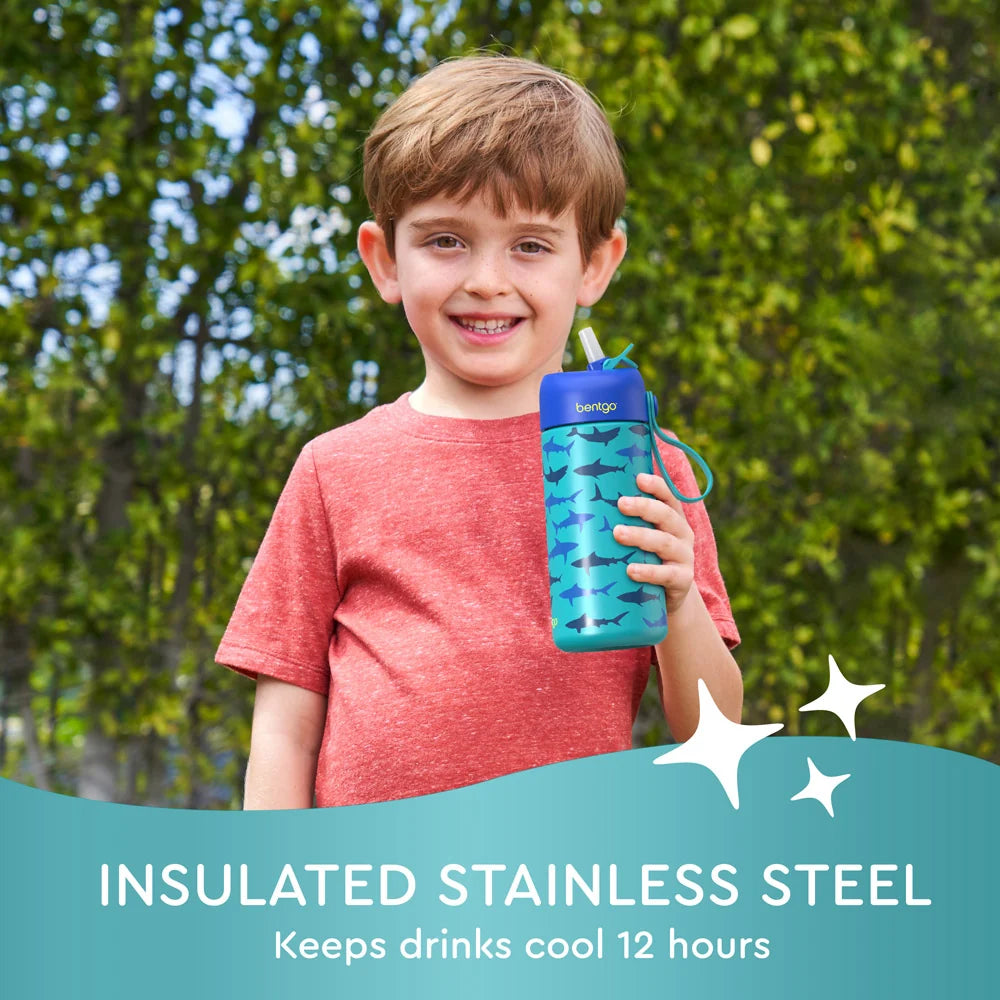 Bentgo Kids Stainless Steel Insulated Water Bottle (2-Pack)