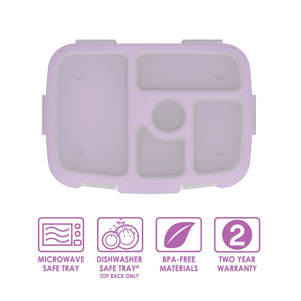 Bentgo Kids Prints Tray with Transparent Cover