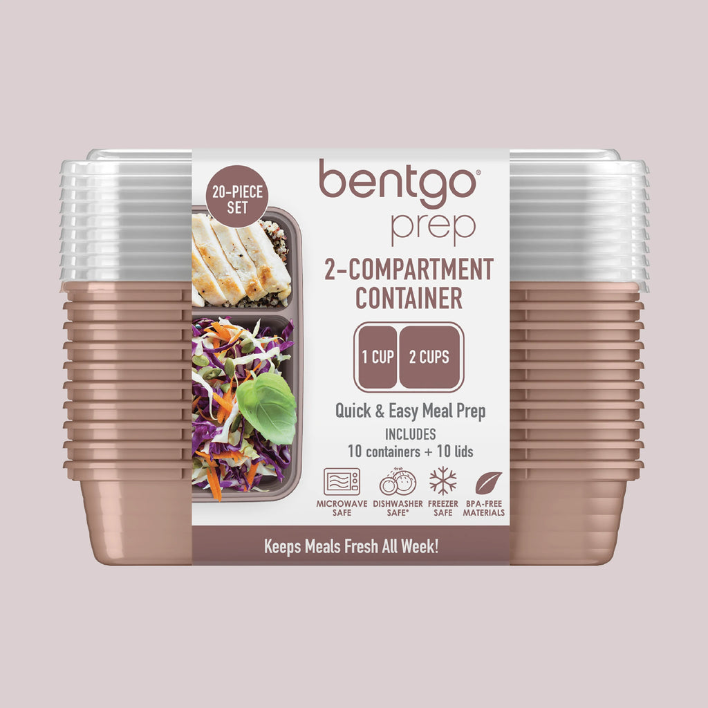 Bentgo Prep 2-Compartment Meal Prep Containers (20-Piece)
