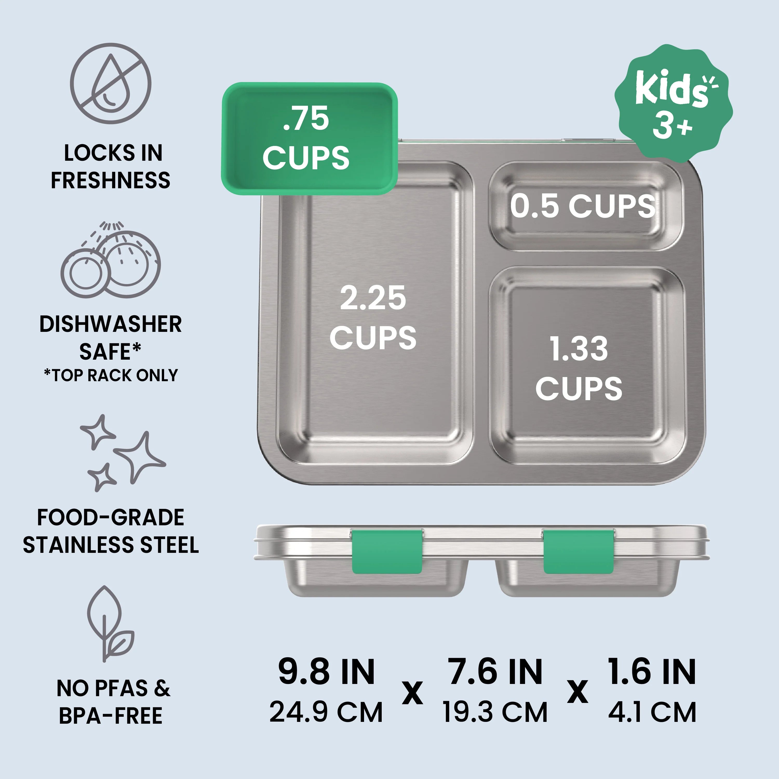 Bentgo Kids Stainless Steel Lunch Box