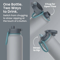 Bentgo Flip 2-in-1 Water Bottle (24 fl oz)