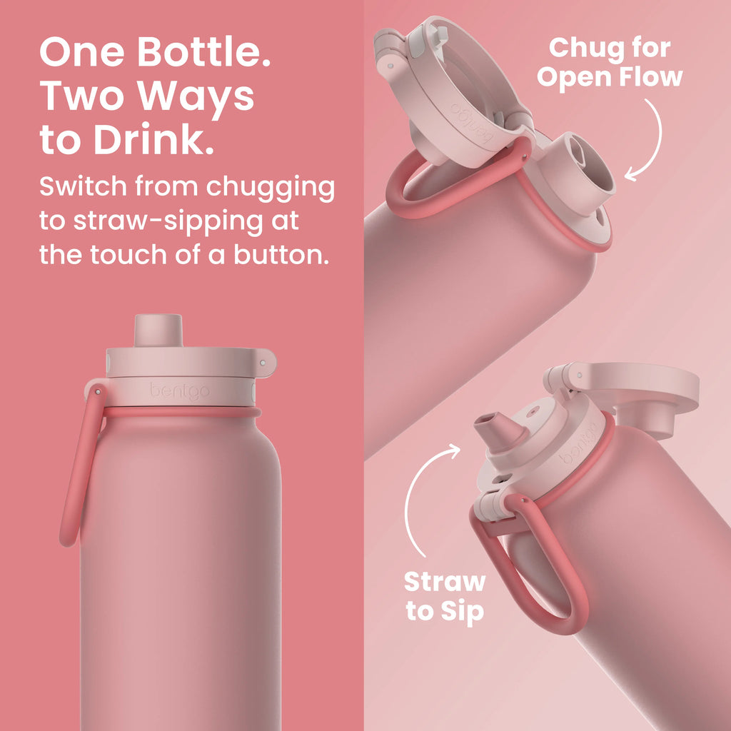 Bentgo Flip 2-in-1 Water Bottle (32 fl oz)