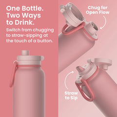 Bentgo Flip 2-in-1 Water Bottle (32 fl oz)