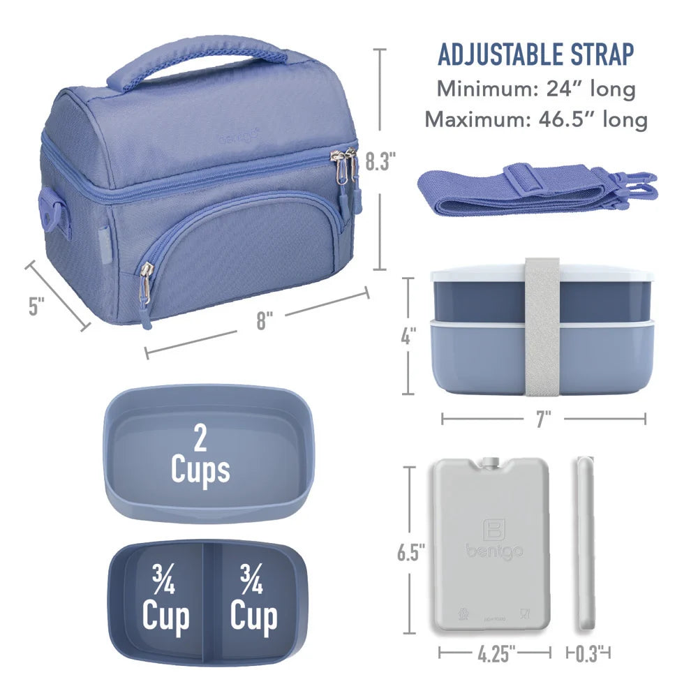 Bentgo® Deluxe 4-Piece Lunch Set
