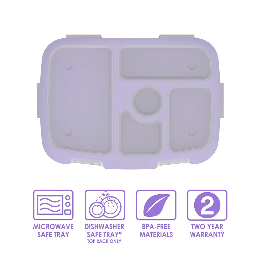 Bentgo Kids Prints Tray with Transparent Cover