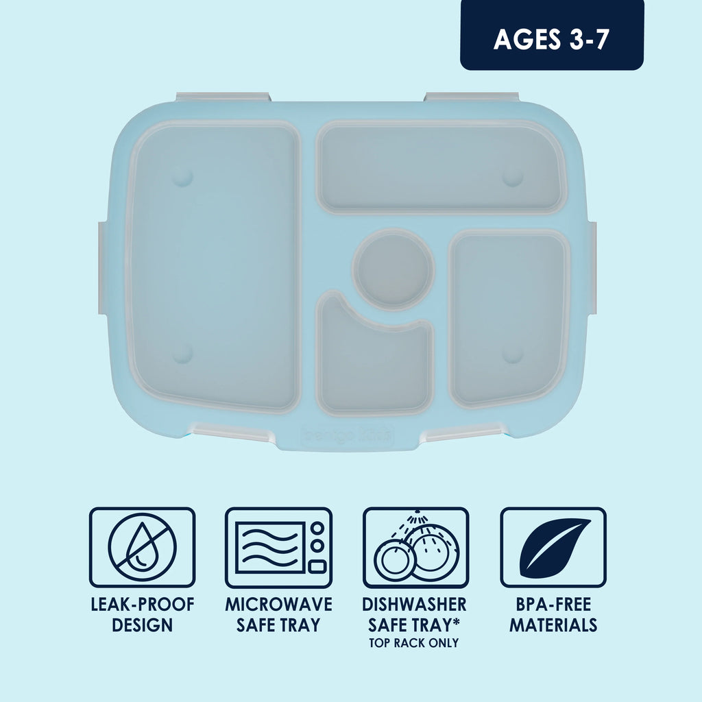 Bentgo Kids Prints Tray with Transparent Cover