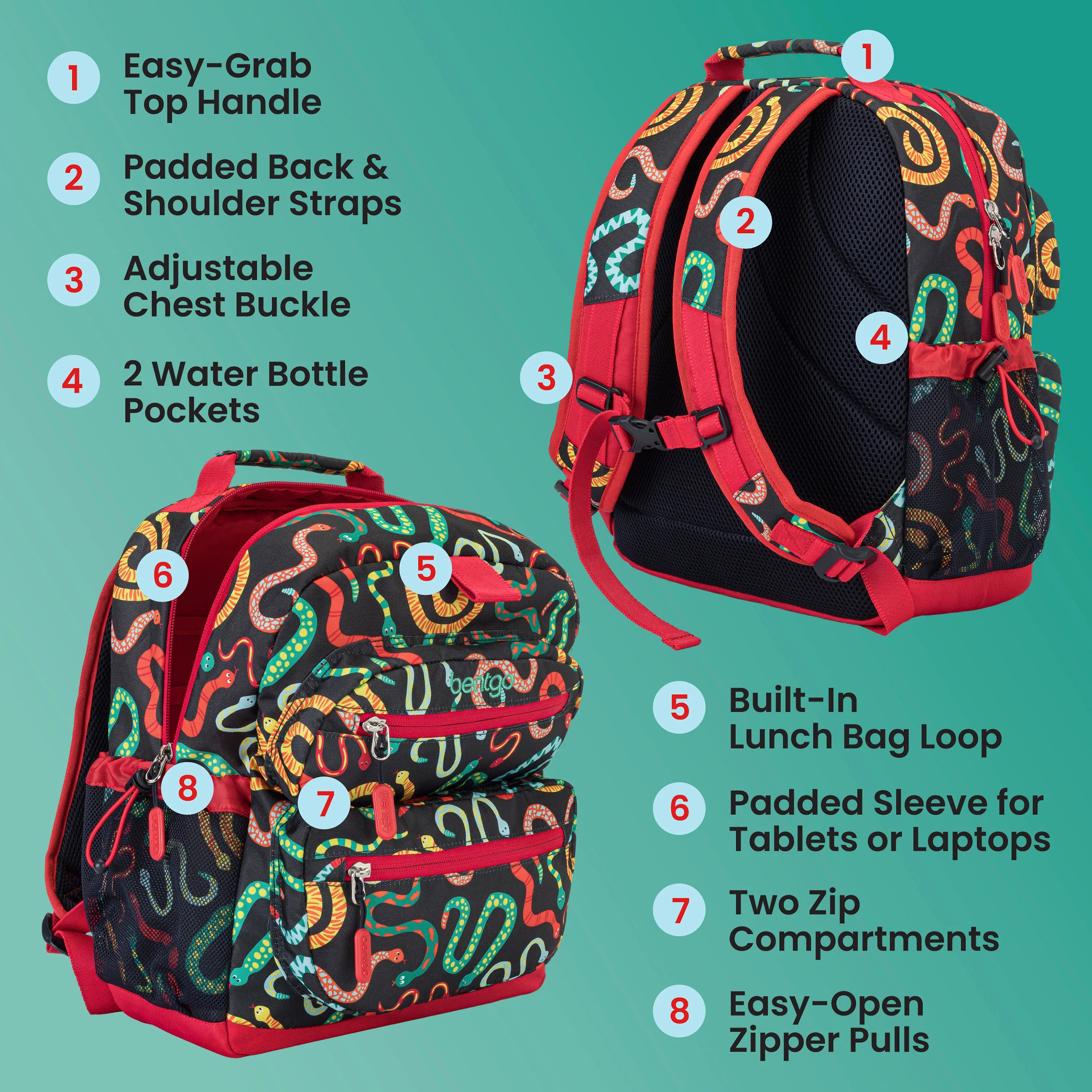 Bentgo Kids Prints Backpack