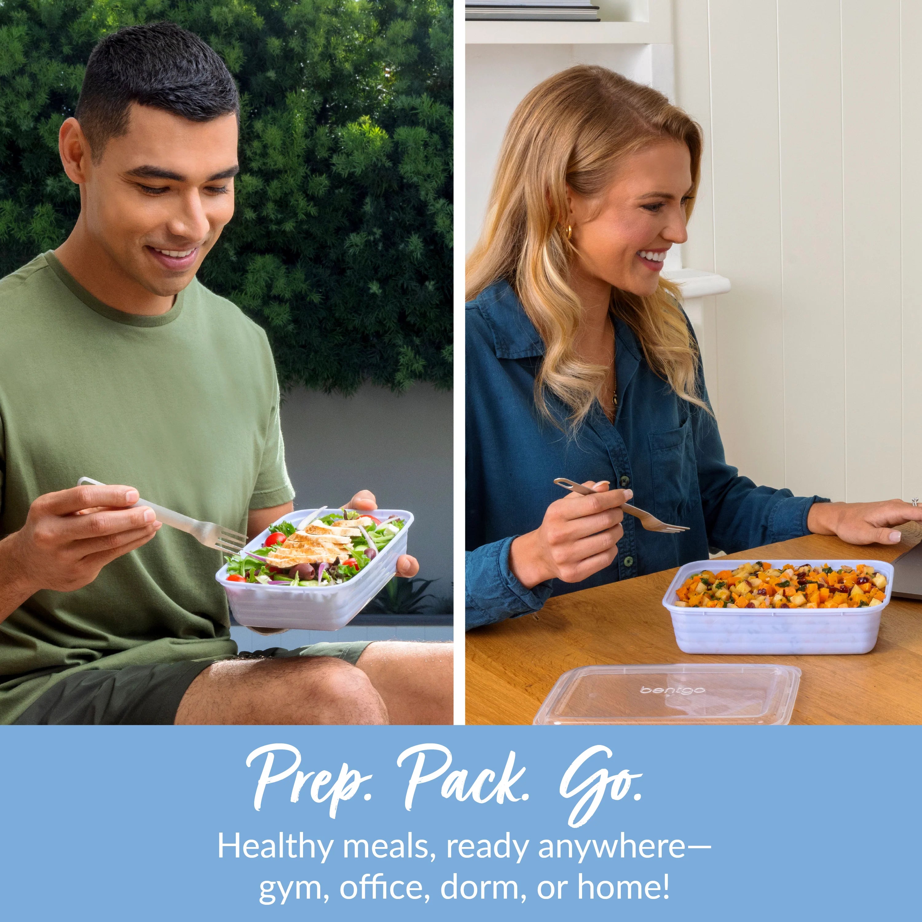 Bentgo Prep 1-Compartment Meal Prep Containers (20-Piece)