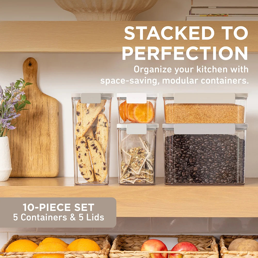 Bentgo Pantry Airtight Dry Food Storage Containers (10-pcs)