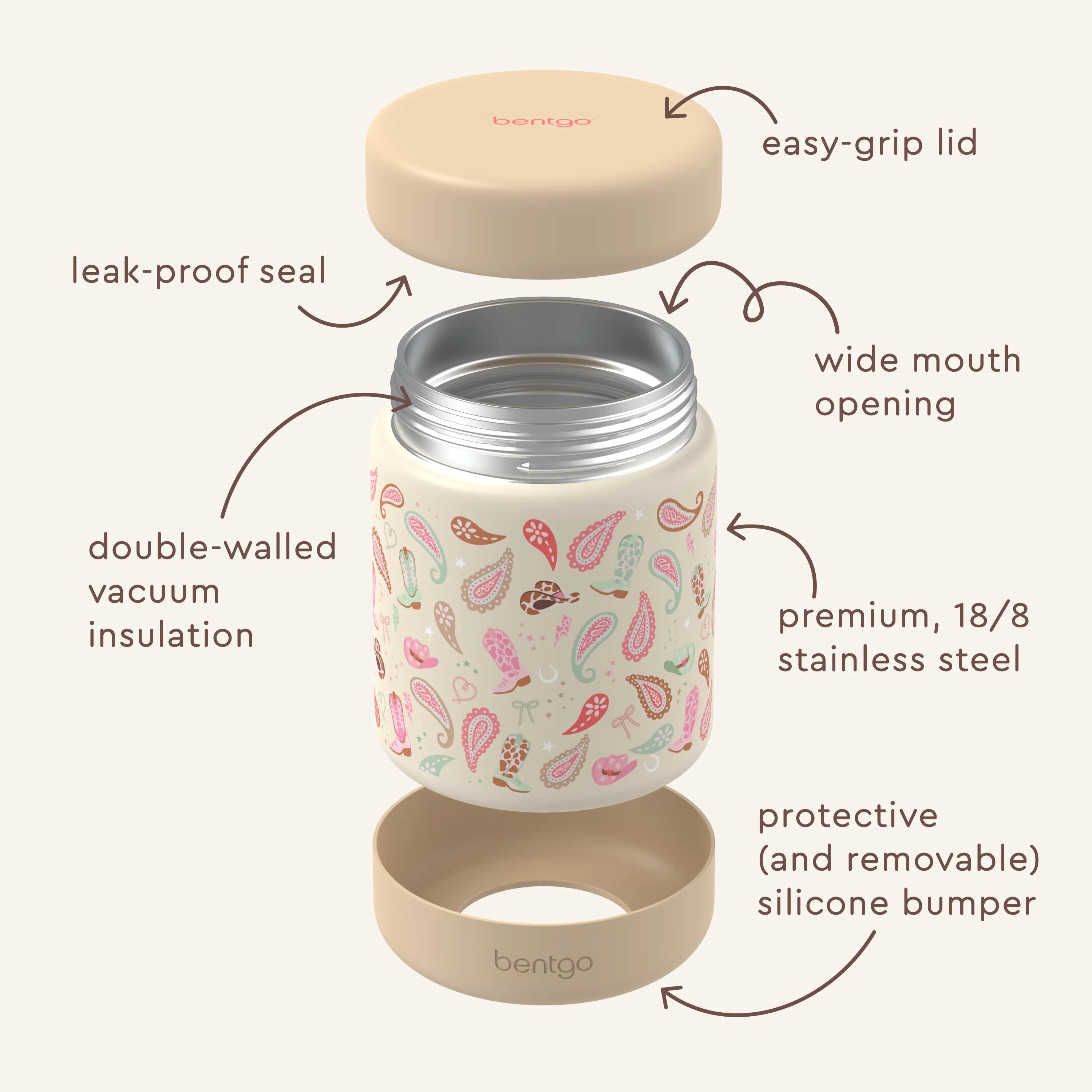 Bentgo Kids Stainless Steel Food Jar