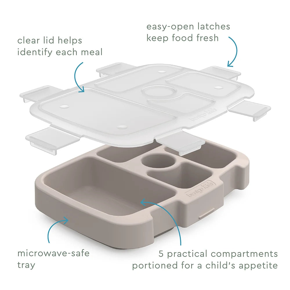 Bentgo Kids Prints Tray with Transparent Cover