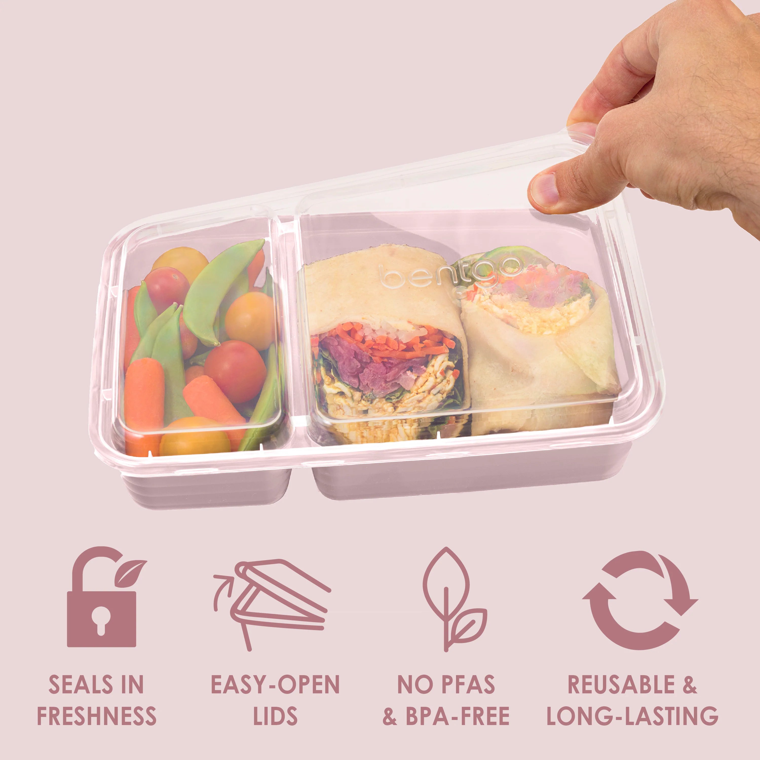 Bentgo Prep 2-Compartment Meal Prep Containers (20-Piece)