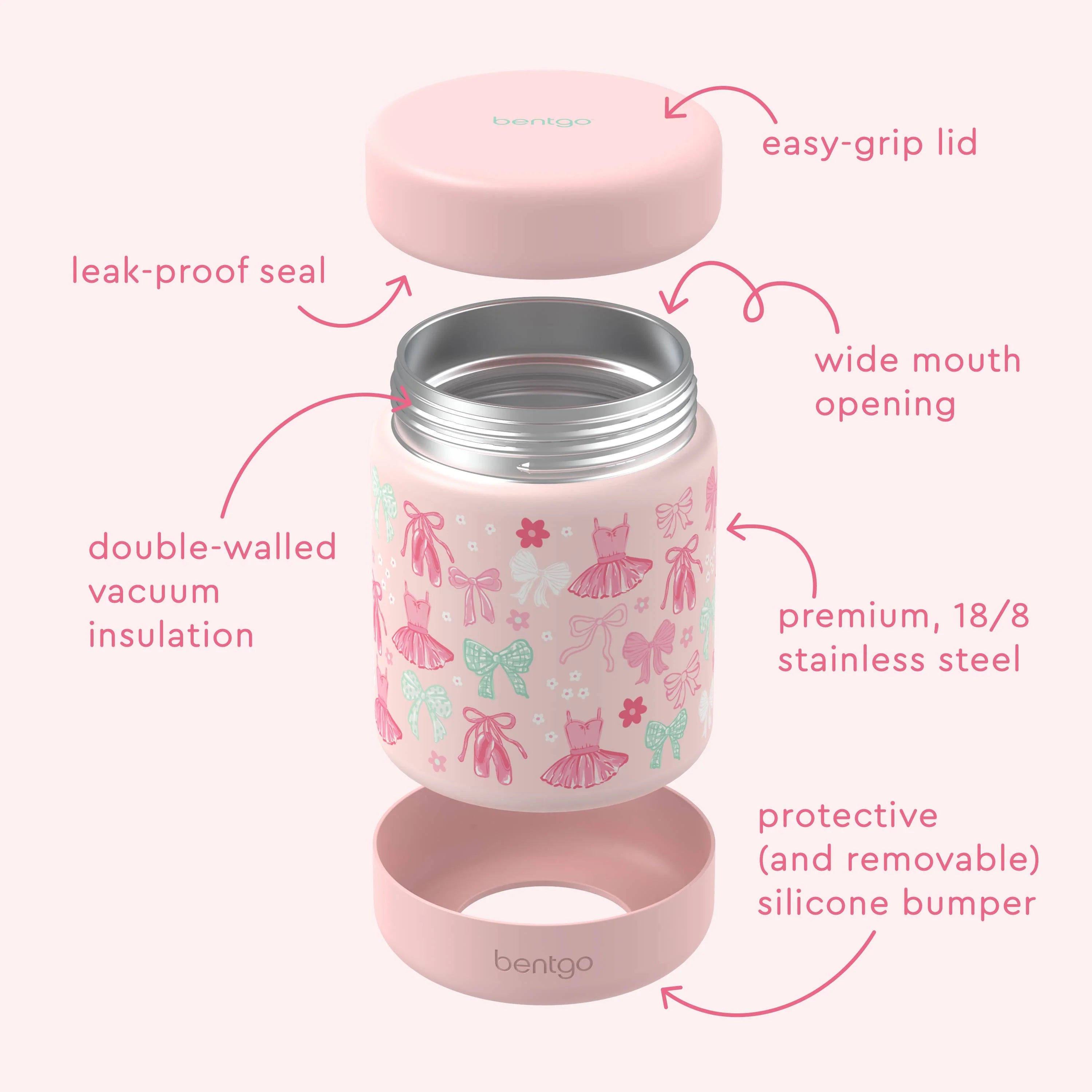 Bentgo Kids Stainless Steel Food Jar