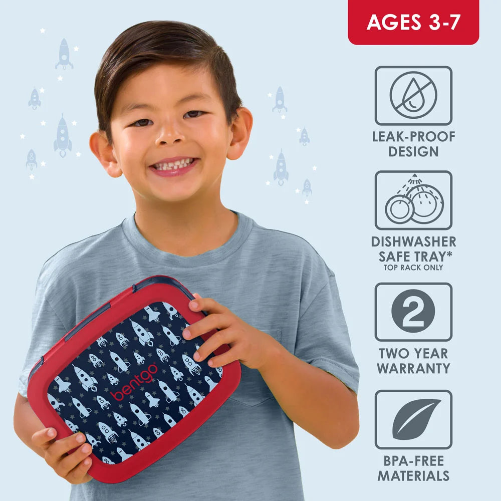 Bentgo Kids Prints Lunch Box (2-Pack)