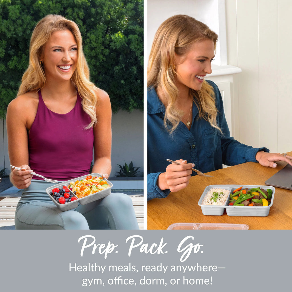 Bentgo Prep 2-Compartment Meal Prep Containers (20-Piece)