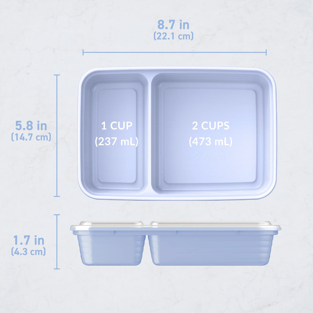 Bentgo Prep 2-Compartment Meal Prep Containers (20-Piece)