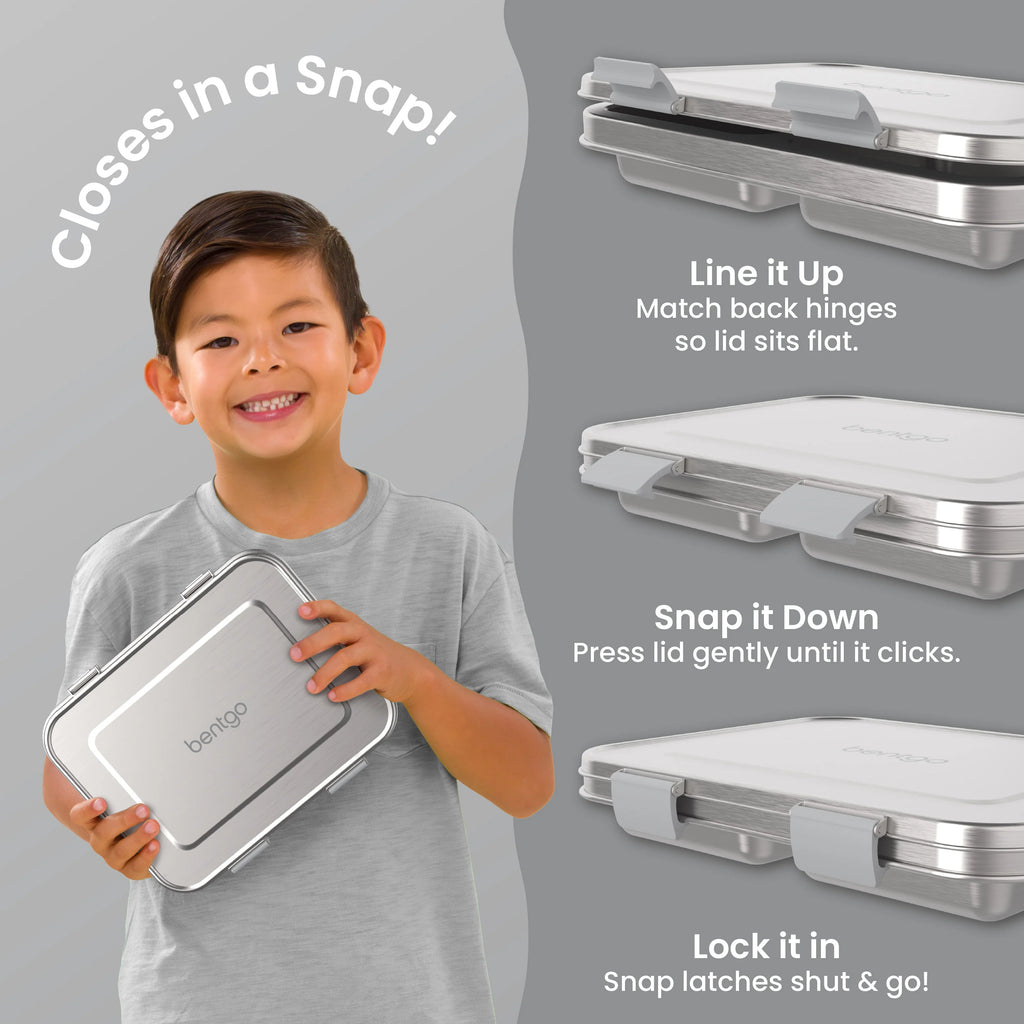 Bentgo Kids Stainless Steel Lunch Box (2-Pack)