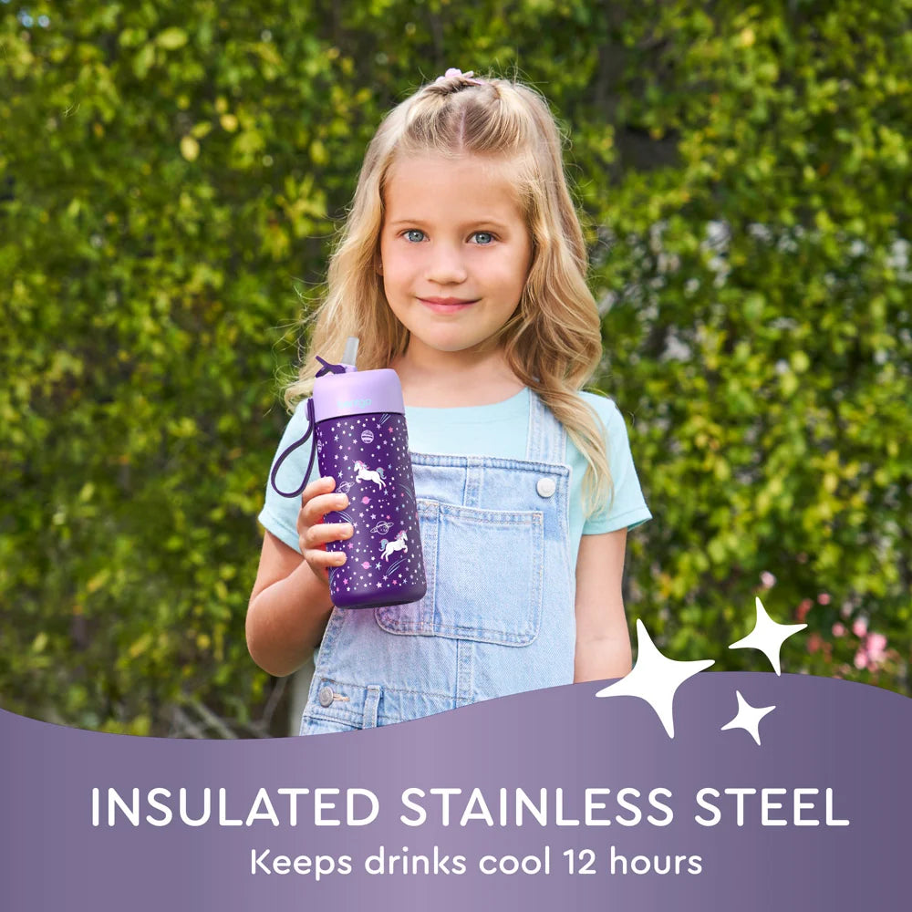 Bentgo Kids Stainless Steel Insulated Water Bottle (2-Pack)