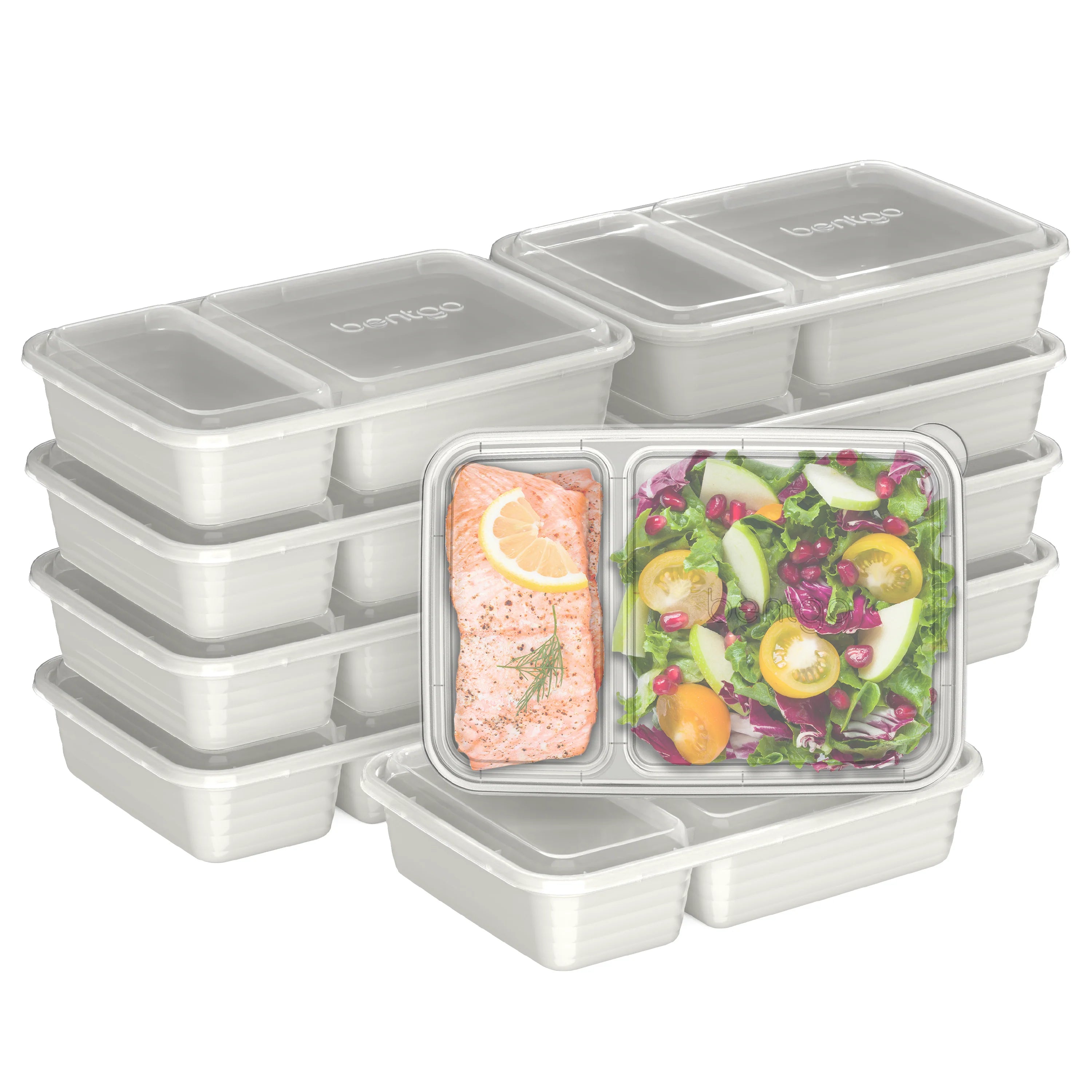 Bentgo Prep 2-Compartment Meal Prep Containers (20-Piece)