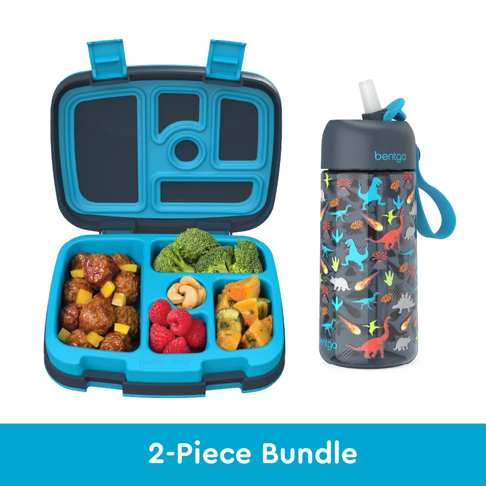 Bentgo Kids Prints Lunch Box & Water Bottle