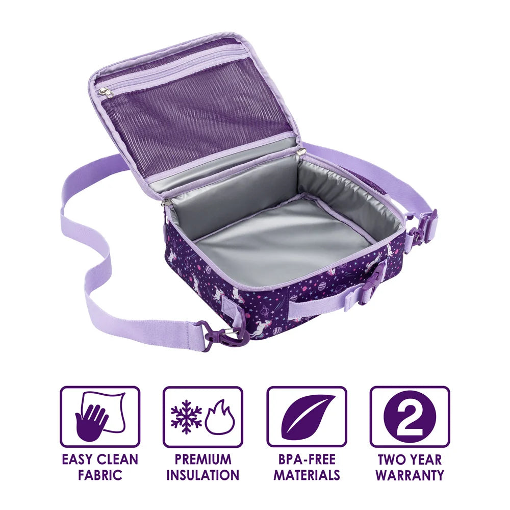 Bentgo Kids Prints Lunch Box, Lunch Bag, & Ice Packs