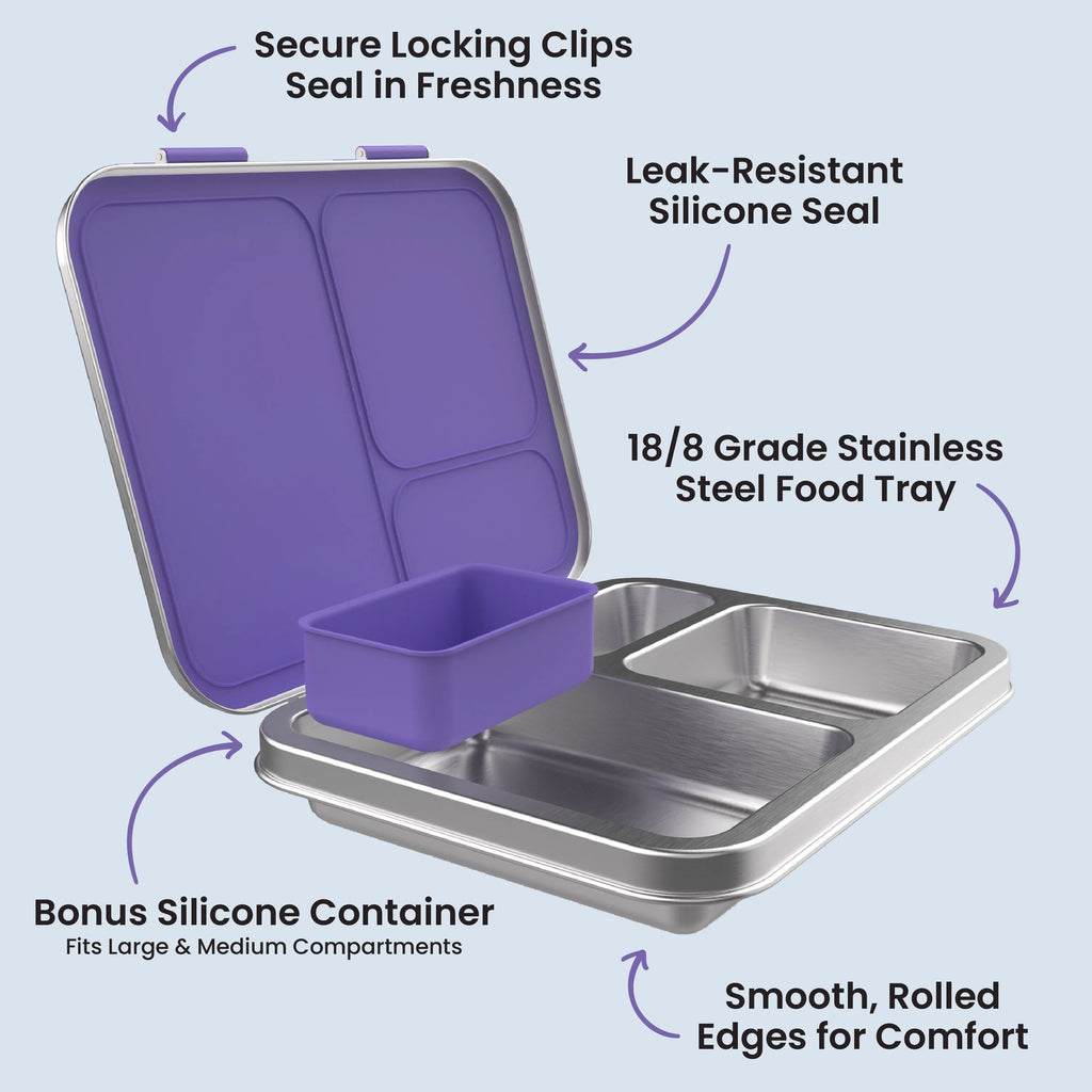 Bentgo Kids Stainless Steel Lunch Box (2-Pack)