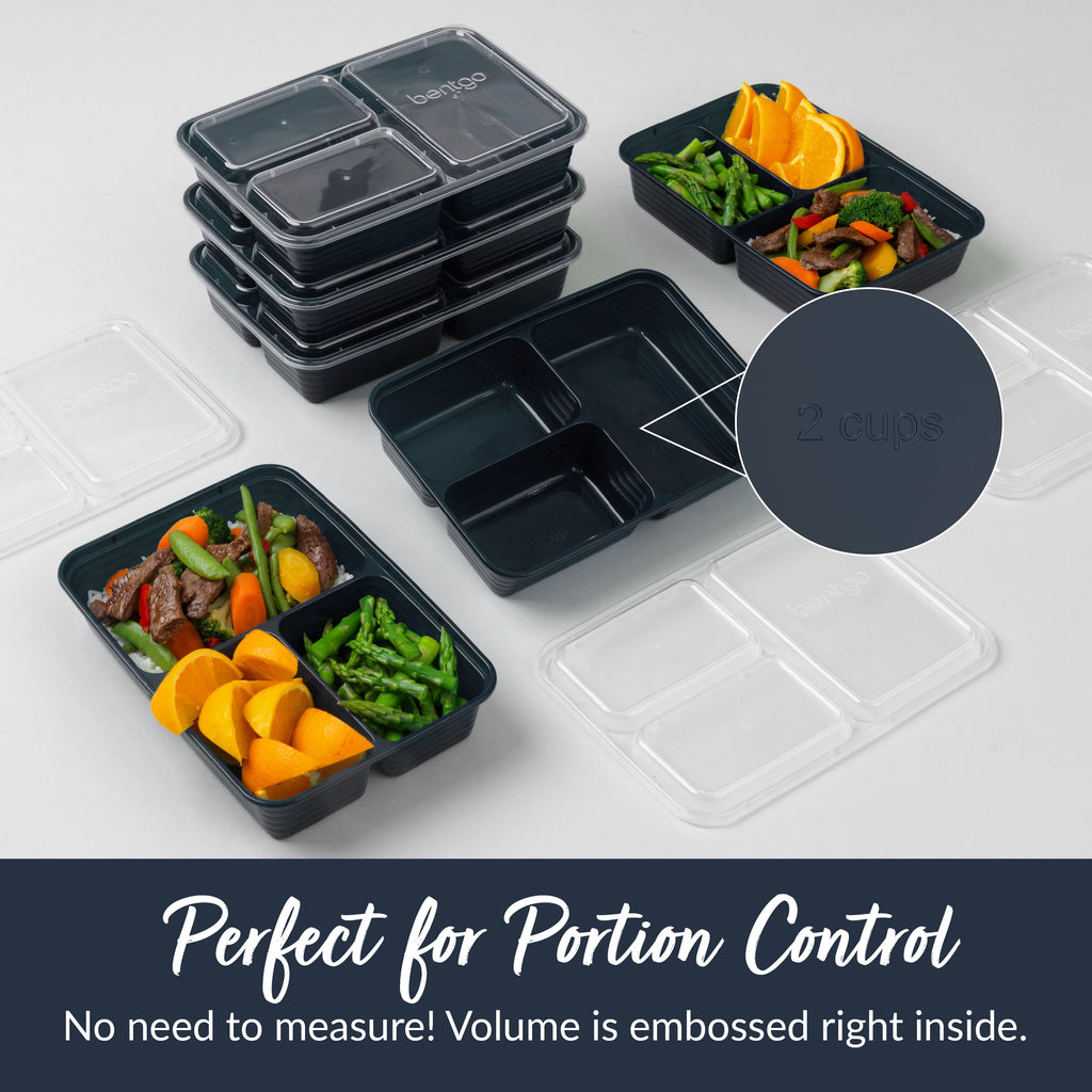 Bentgo Prep 3-Compartment Meal Prep Containers (20-Piece)