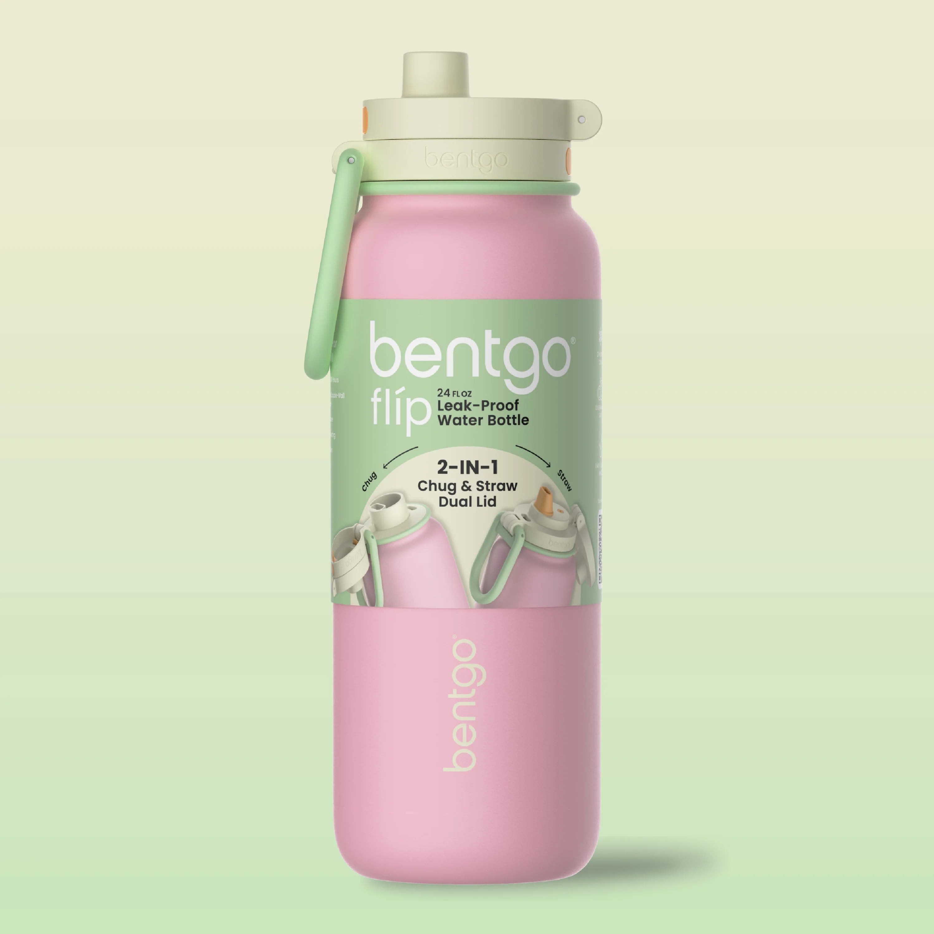 Bentgo Flip 2-in-1 Water Bottle (24 fl oz)