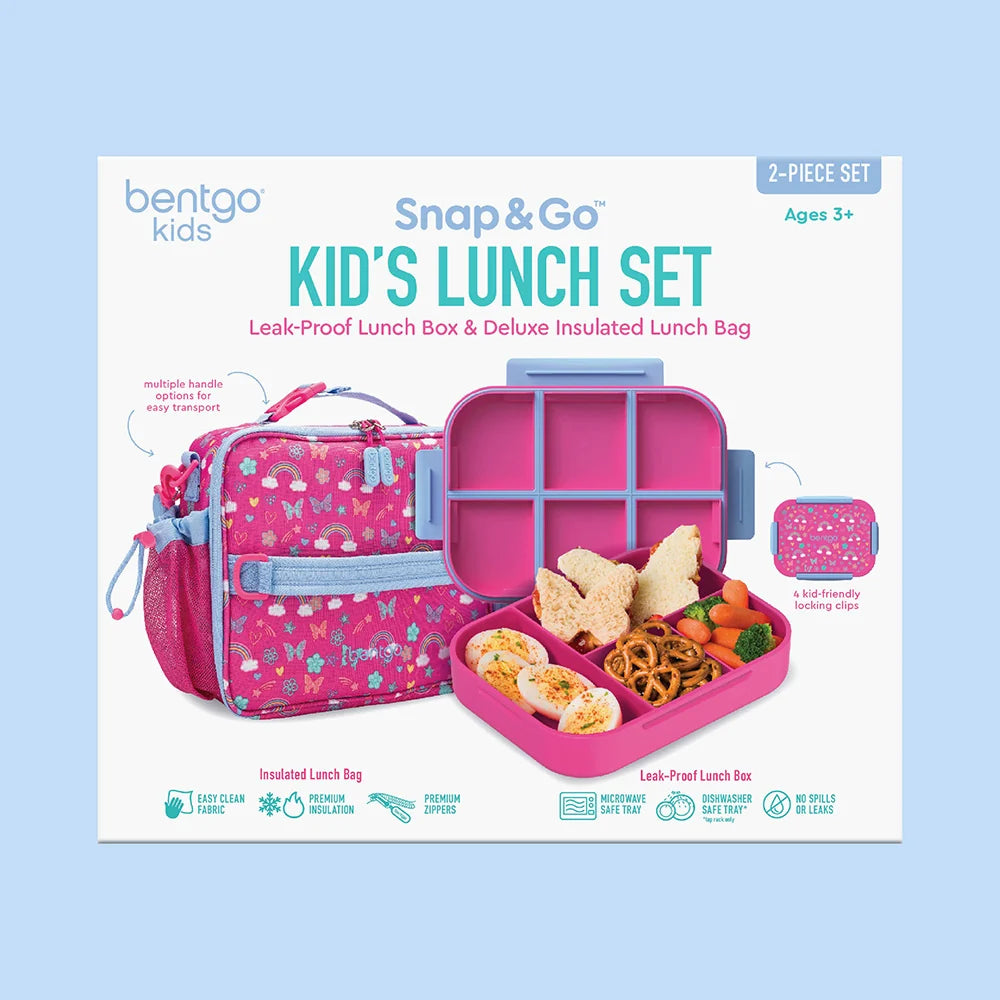 Bentgo Kids Snap & Go 2-Piece Lunch Set