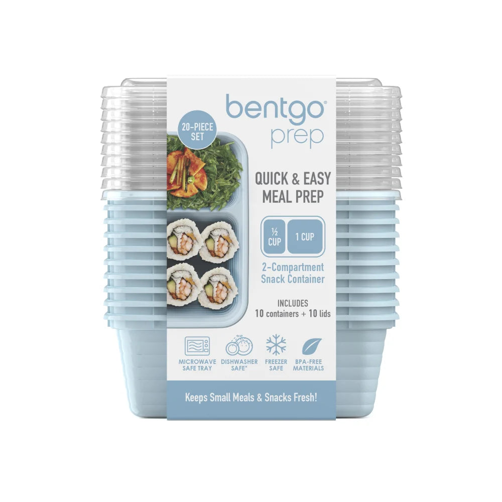 Bentgo Prep 2-Compartment Snack Containers (20-Piece)