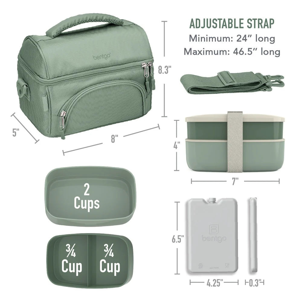 Bentgo® Deluxe 4-Piece Lunch Set