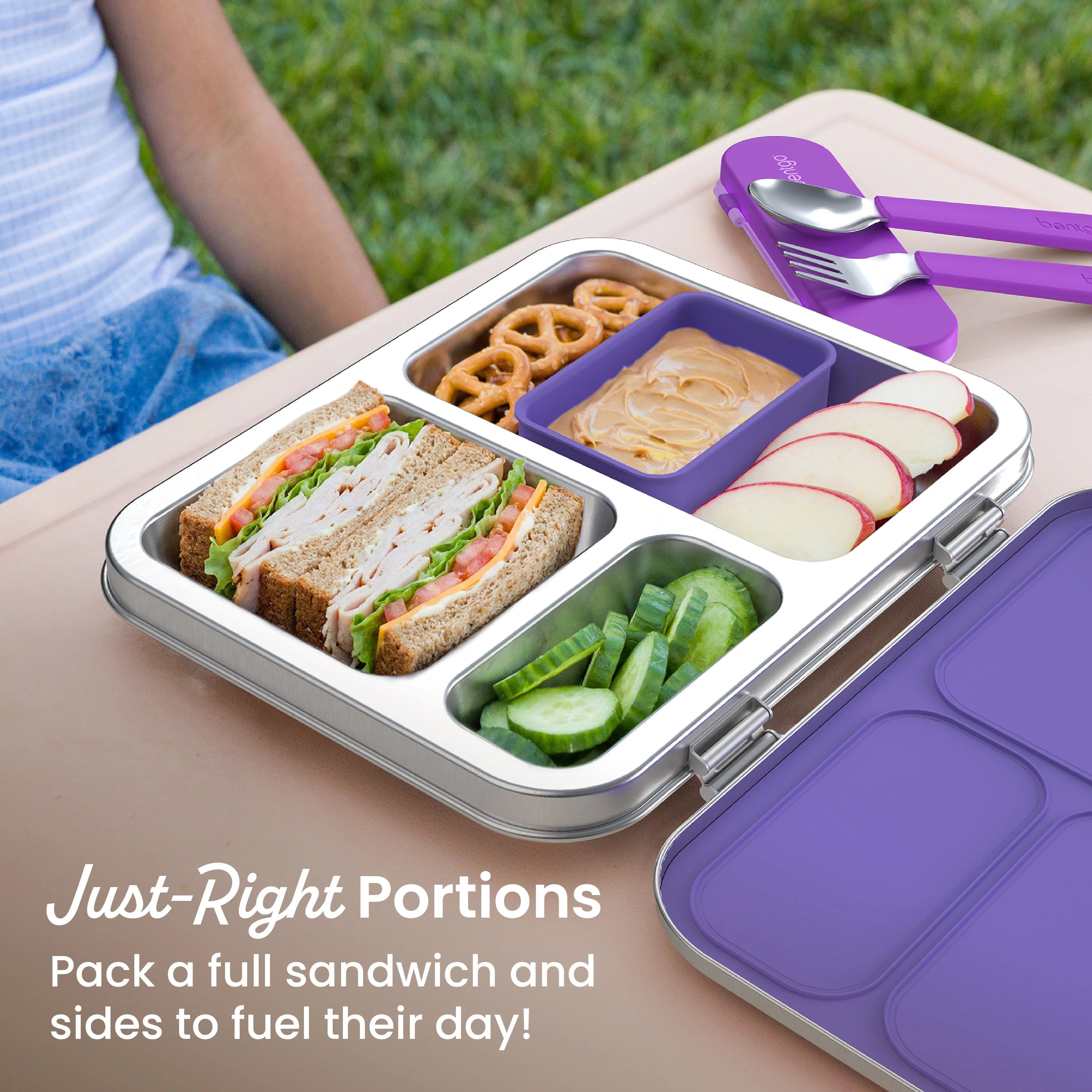 Bentgo Kids Stainless Steel Lunch Box (2-Pack)