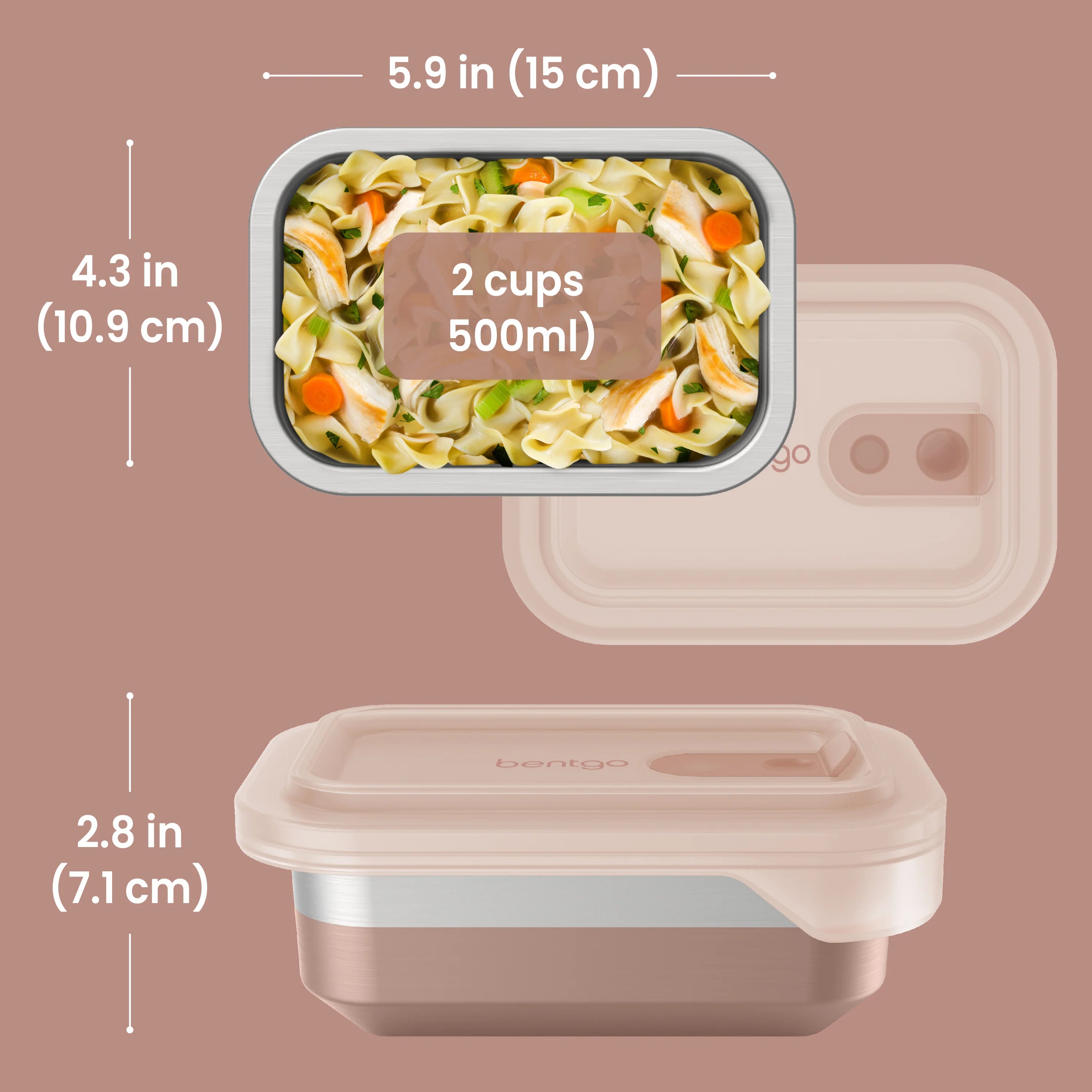 Bentgo MicroSteel Heat & Eat Container