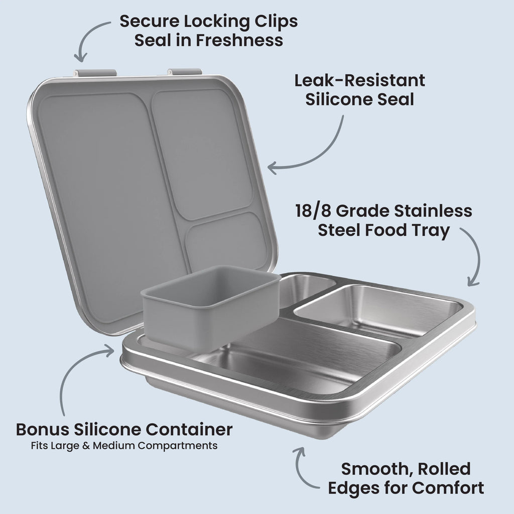 Bentgo Kids Stainless Steel Lunch Box (2-Pack)