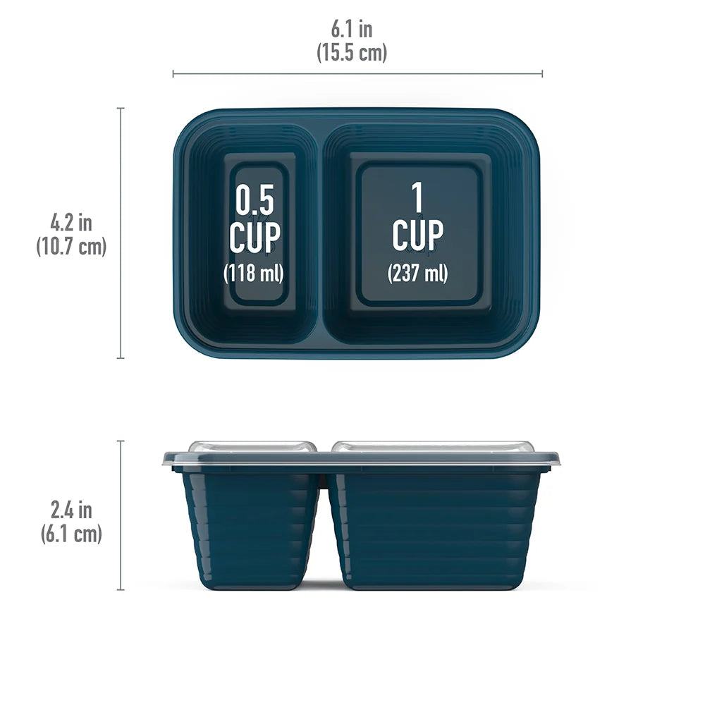 Bentgo Prep 2-Compartment Snack Containers (20-Piece)