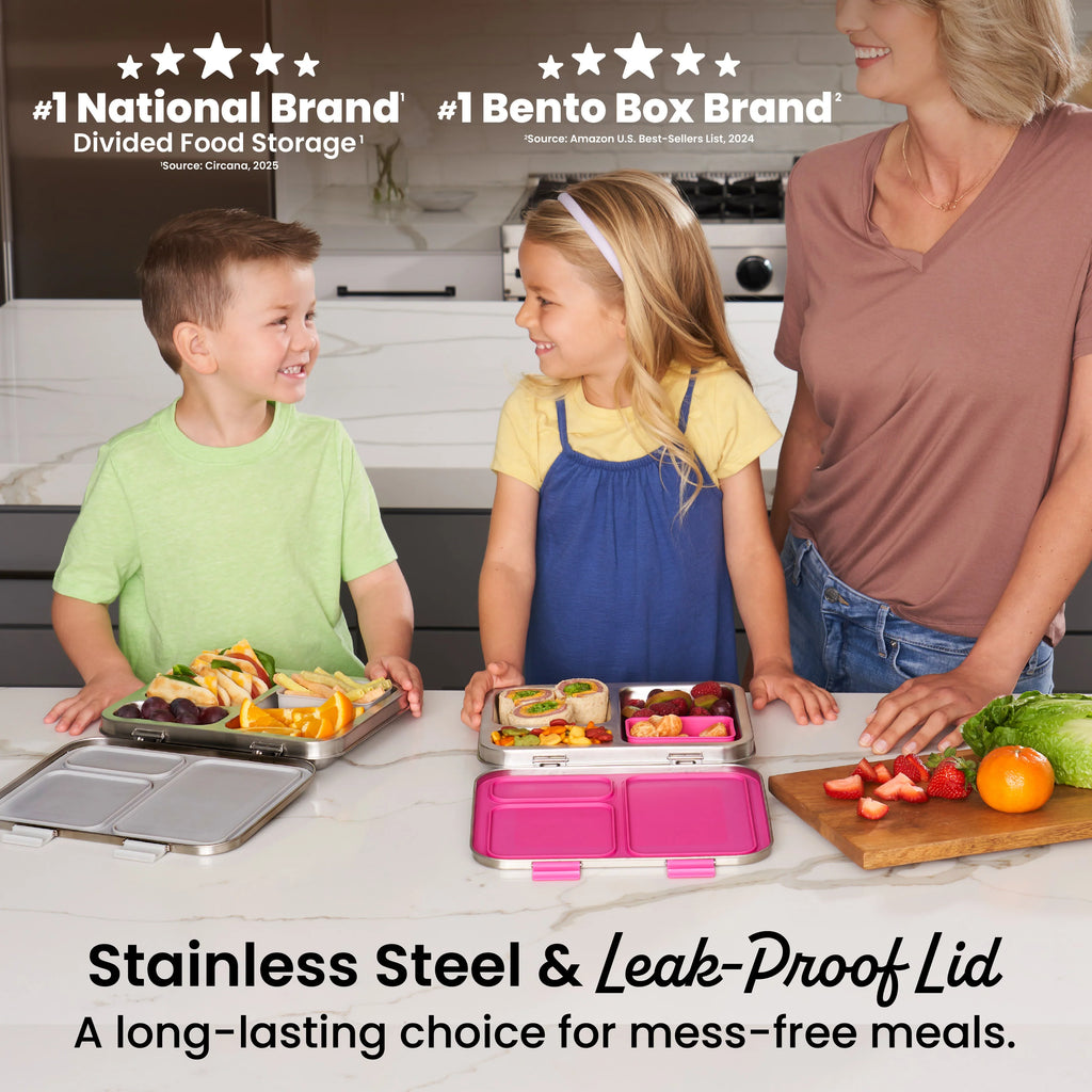 Bentgo Kids Stainless Steel Lunch Box (2-Pack)