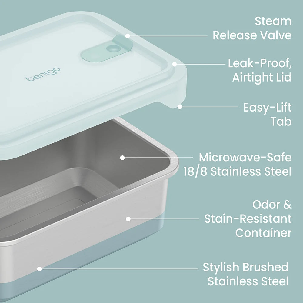 Bentgo MicroSteel Heat & Eat Container