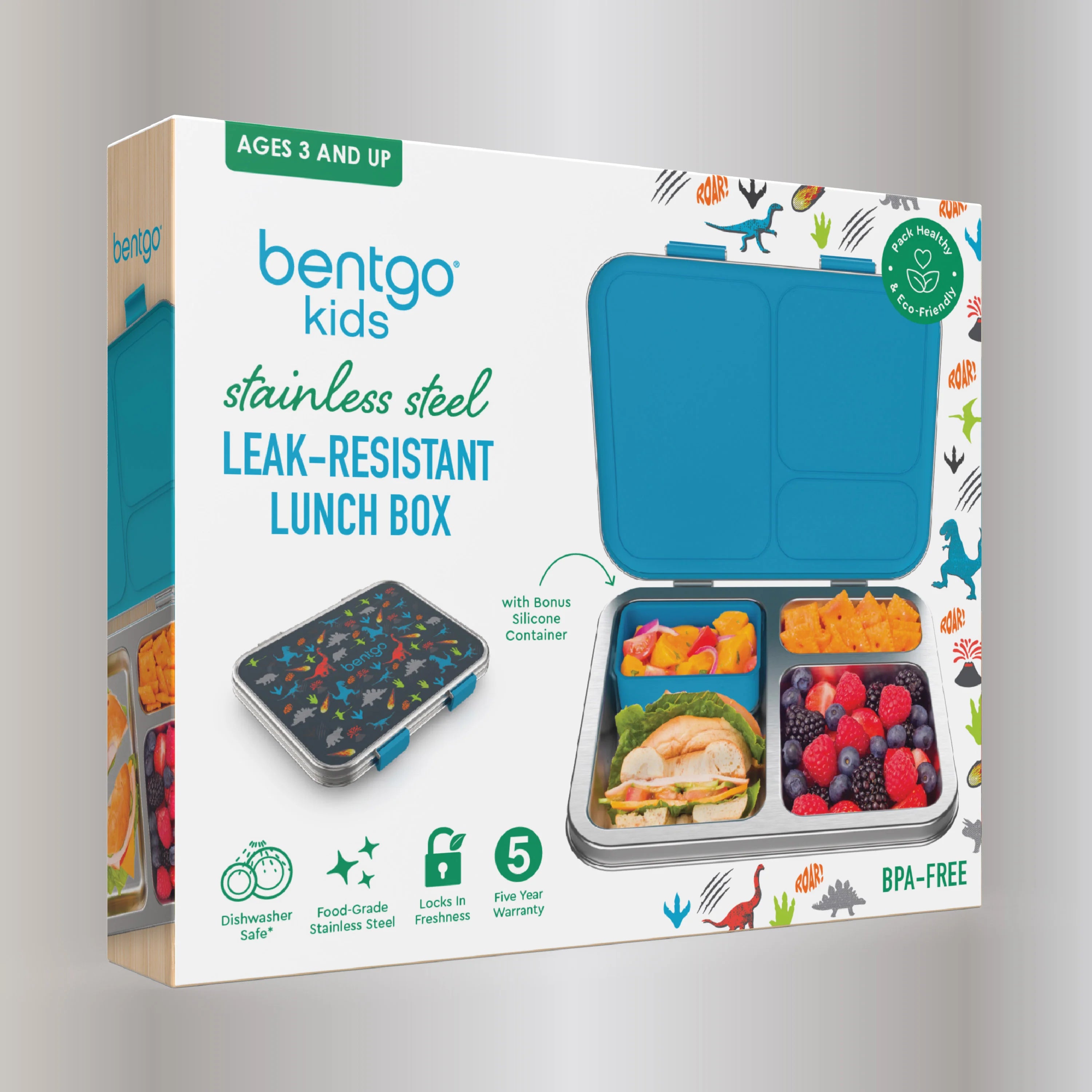 Bentgo Kids Stainless Steel Prints Lunch Box