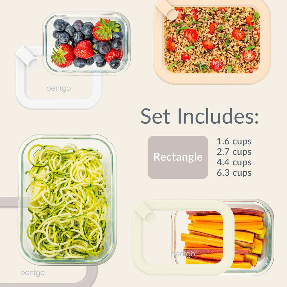 Bentgo Signature Glass Food Storage Set (8-Piece)
