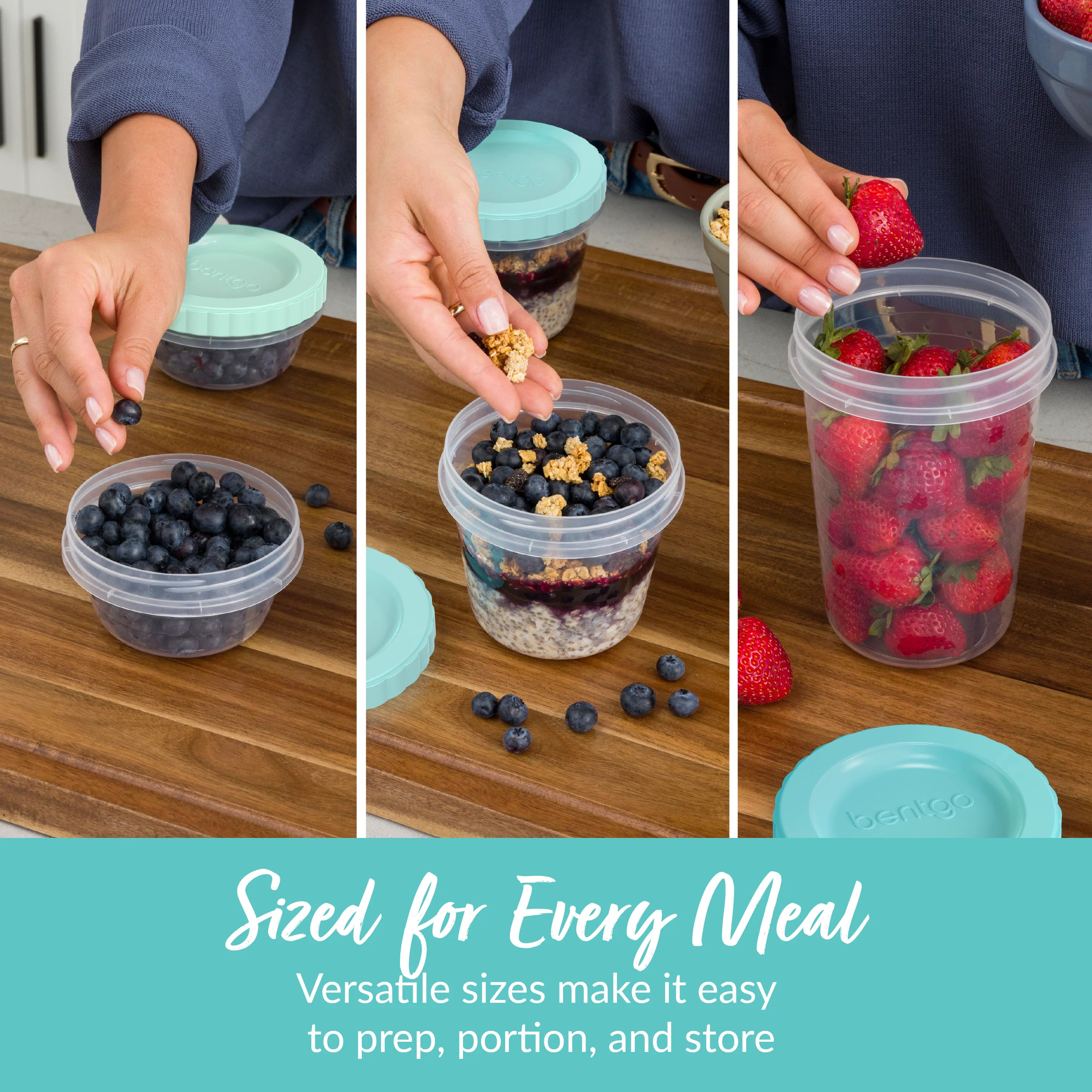 Bentgo Prep Twist-Top Containers (60-Piece)