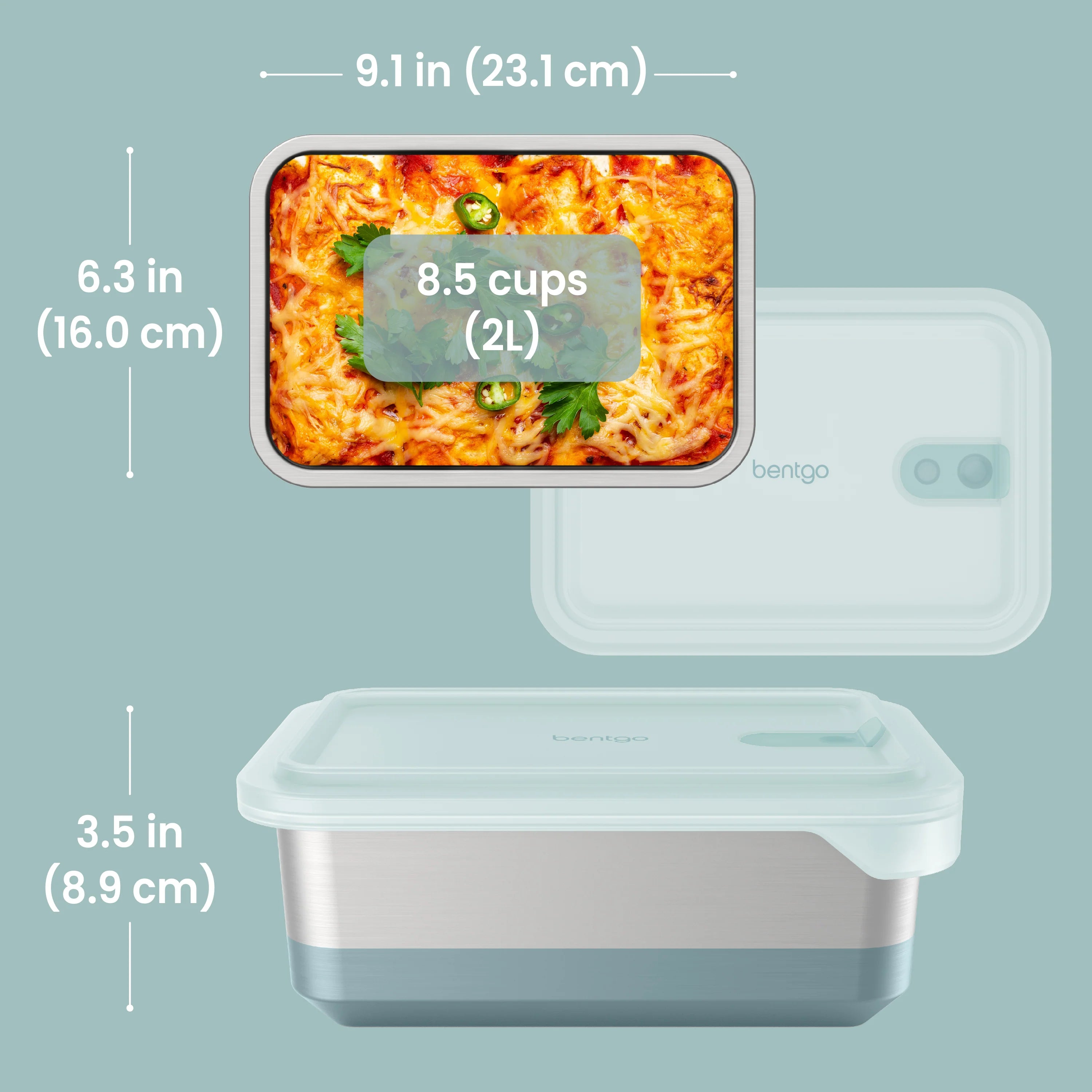 Bentgo MicroSteel Heat & Eat Container